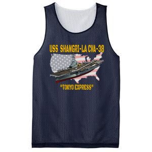 Aircraft Carrier USS ShangriLa CVA38 Veteran Father Day Mesh Reversible Basketball Jersey Tank