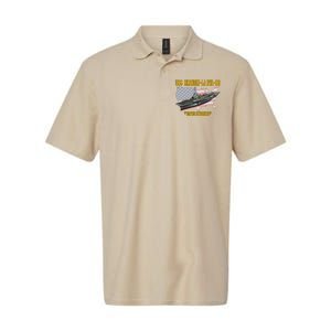 Aircraft Carrier USS ShangriLa CVA38 Veteran Father Day Softstyle Adult Sport Polo