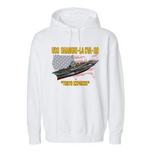 Aircraft Carrier USS ShangriLa CVA38 Veteran Father Day Garment-Dyed Fleece Hoodie