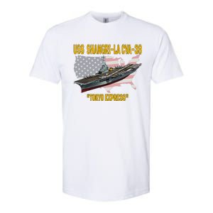 Aircraft Carrier USS ShangriLa CVA38 Veteran Father Day Softstyle CVC T-Shirt