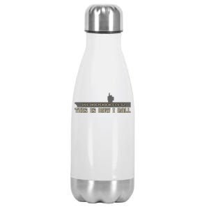 Aircraft Carrier Uss Independence Cvgift62 Warship Veteran Dad Gift Stainless Steel Insulated Water Bottle