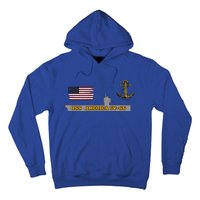 Aircraft Carrier Uss America Cvgift66 Warship Veteran Grandpa Cool Gift Hoodie