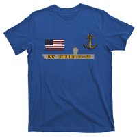 Aircraft Carrier Uss America Cvgift66 Warship Veteran Grandpa Cool Gift T-Shirt