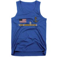 Aircraft Carrier Uss America Cvgift66 Warship Veteran Grandpa Cool Gift Tank Top