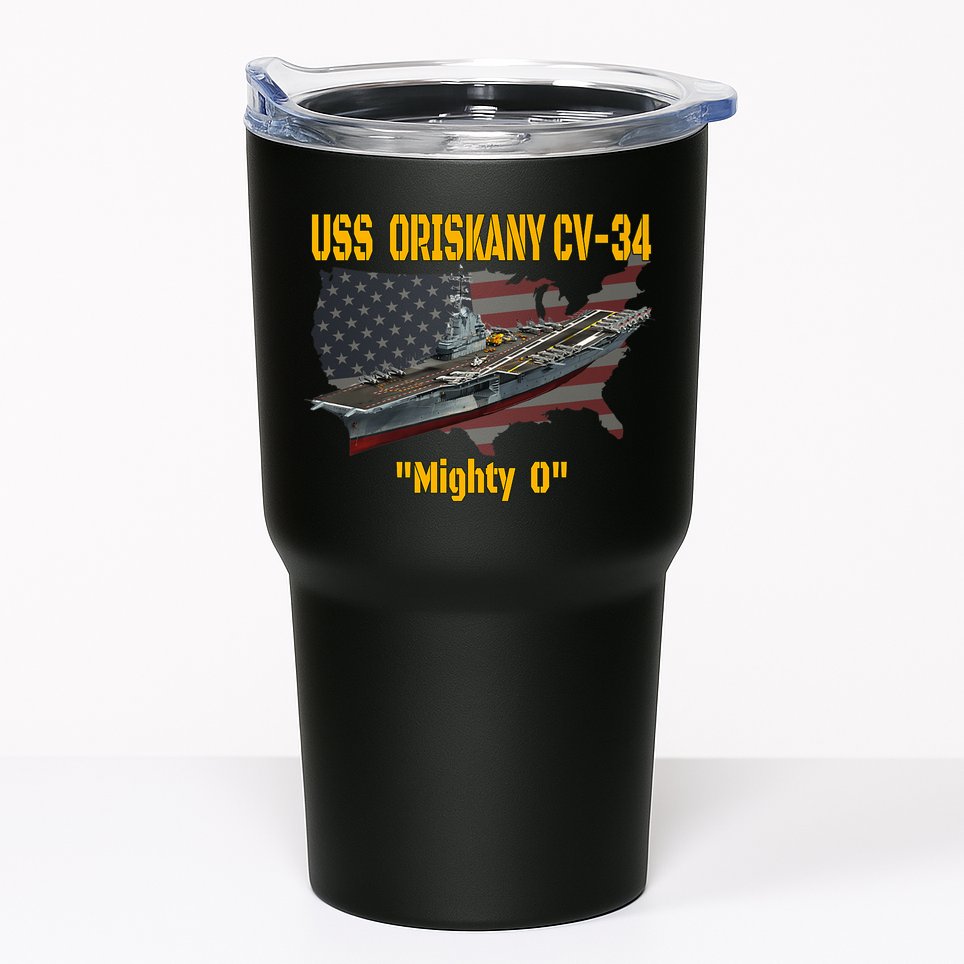 Aircraft Carrier USS Oriskany CV-34 Veteran Day Father Day Premium Tumbler