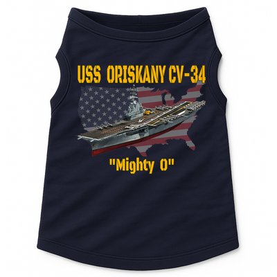 Aircraft Carrier USS Oriskany CV-34 Veteran Day Father Day Premium Doggie Tank