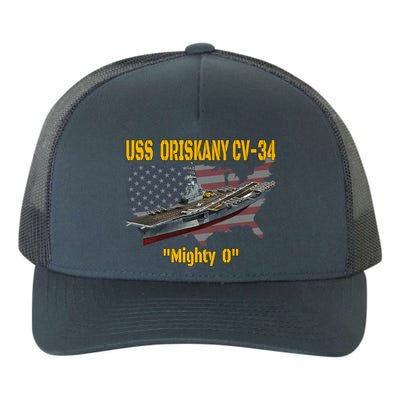 Aircraft Carrier USS Oriskany CV-34 Veteran Day Father Day Premium Yupoong Adult 5-Panel Trucker Hat