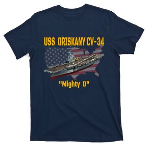 Aircraft Carrier USS Oriskany CV-34 Veteran Day Father Day Premium T-Shirt