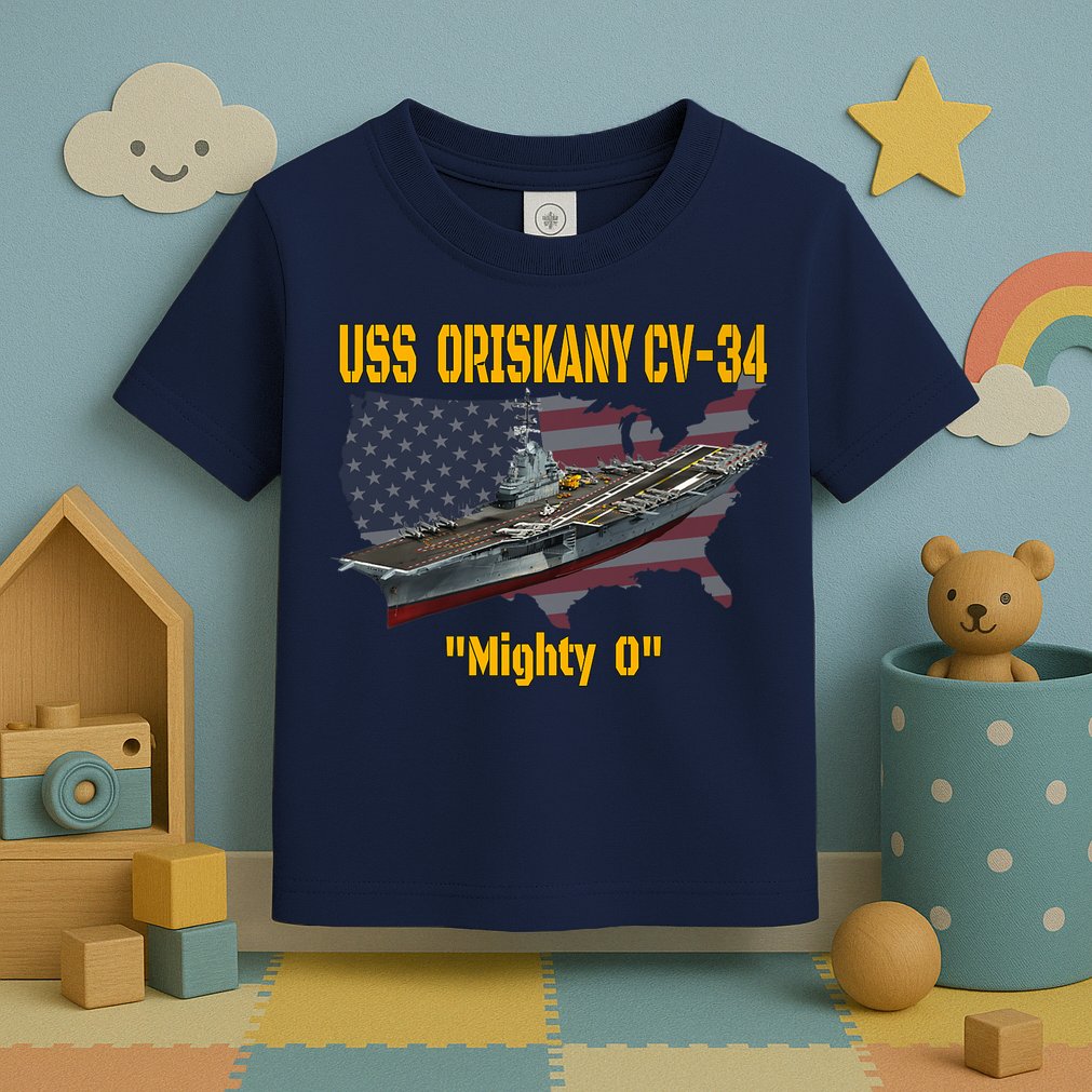 Aircraft Carrier USS Oriskany CV-34 Veteran Day Father Day Premium Toddler T-Shirt