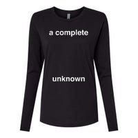 A Complete Unknown..01 Womens Cotton Relaxed Long Sleeve T-Shirt