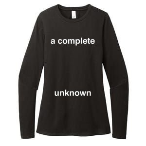 A Complete Unknown..01 Womens CVC Long Sleeve Shirt