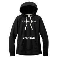 A Complete Unknown..01 Women's Fleece Hoodie