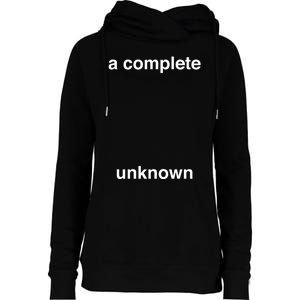 A Complete Unknown..01 Womens Funnel Neck Pullover Hood