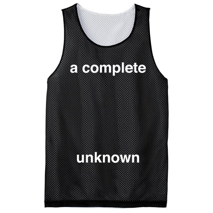 A Complete Unknown..01 Mesh Reversible Basketball Jersey Tank