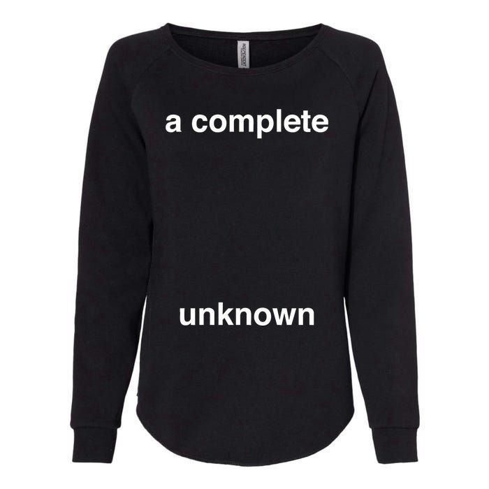 A Complete Unknown..01 Womens California Wash Sweatshirt