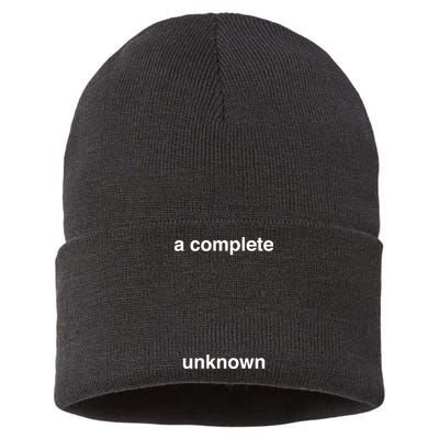 A Complete Unknown..01 Sustainable Knit Beanie