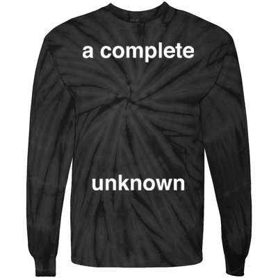 A Complete Unknown..01 Tie-Dye Long Sleeve Shirt