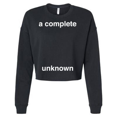 A Complete Unknown..01 Cropped Pullover Crew