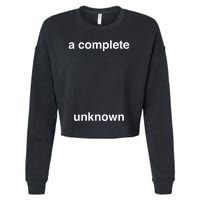 A Complete Unknown..01 Cropped Pullover Crew