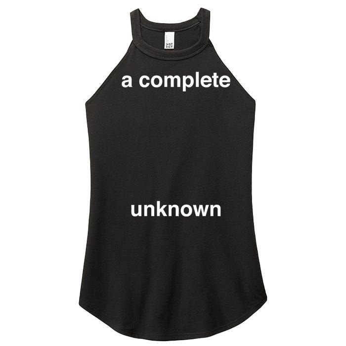 A Complete Unknown..01 Women's Perfect Tri Rocker Tank