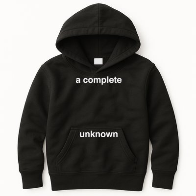 A Complete Unknown..01 Kids Hoodie