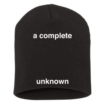 A Complete Unknown..01 Short Acrylic Beanie