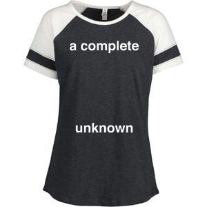 A Complete Unknown..01 Enza Ladies Jersey Colorblock Tee