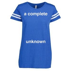 A Complete Unknown..01 Enza Ladies Jersey Football T-Shirt