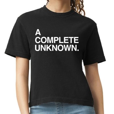 A Complete Unknown Comfort Colors Boxy T-Shirt