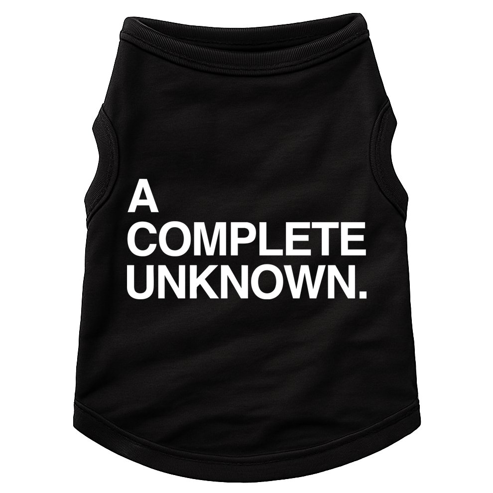 A Complete Unknown Doggie Tank
