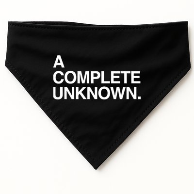 A Complete Unknown USA-Made Doggie Bandana