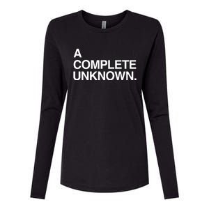 A Complete Unknown Womens Cotton Relaxed Long Sleeve T-Shirt