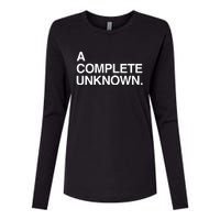 A Complete Unknown Womens Cotton Relaxed Long Sleeve T-Shirt