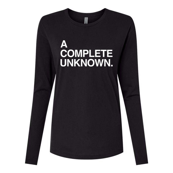 A Complete Unknown Womens Cotton Relaxed Long Sleeve T-Shirt