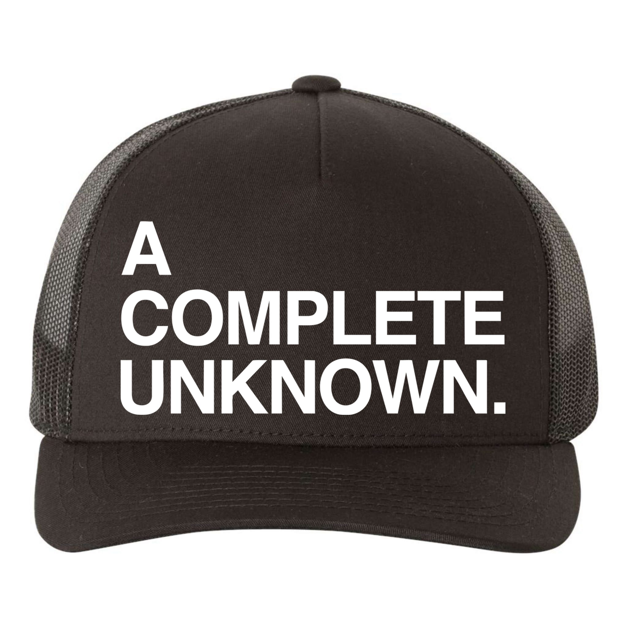 A Complete Unknown Yupoong Adult 5-Panel Trucker Hat