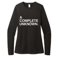 A Complete Unknown Womens CVC Long Sleeve Shirt