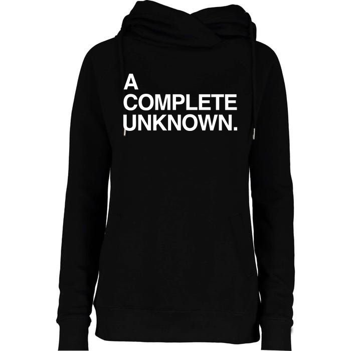 A Complete Unknown Womens Funnel Neck Pullover Hood