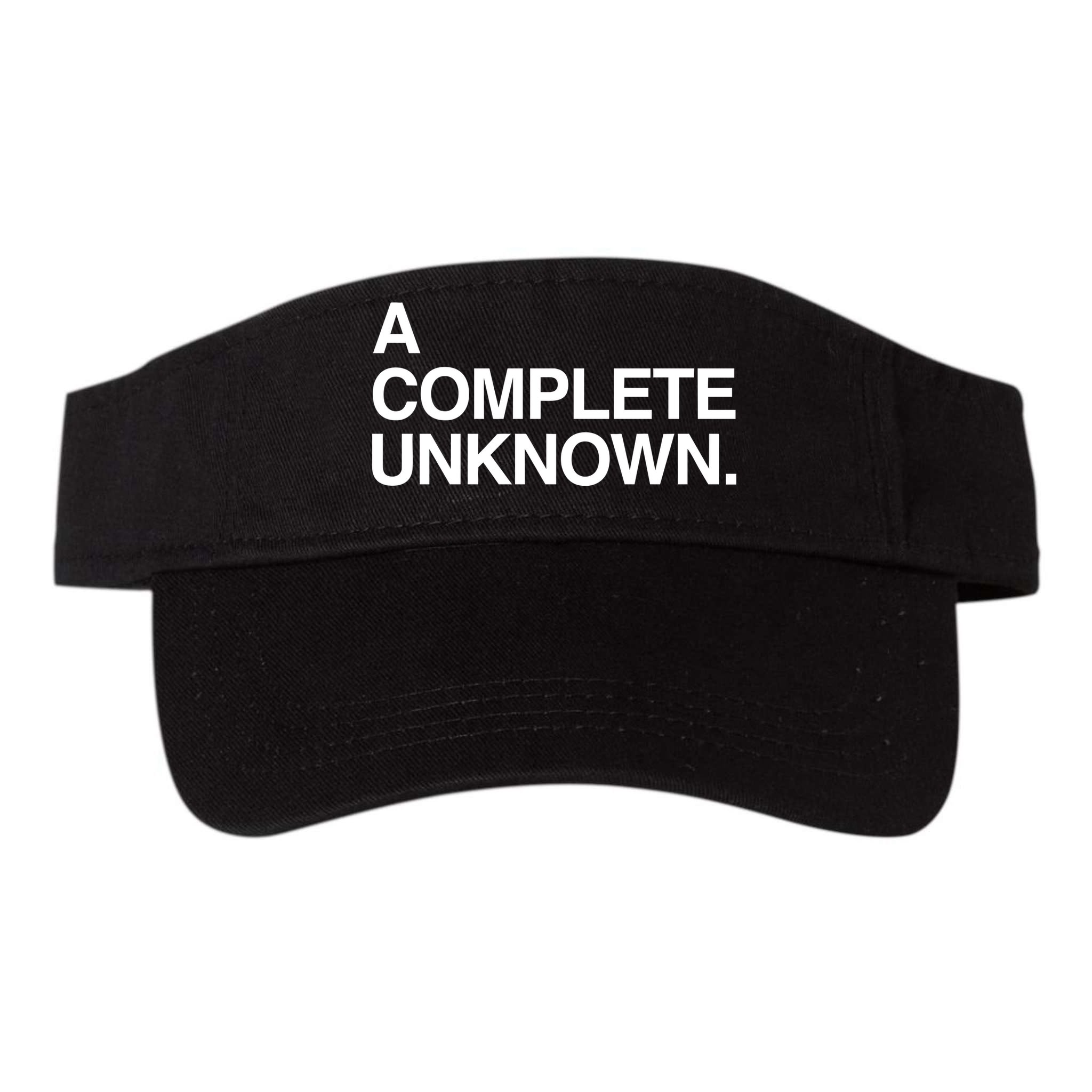 A Complete Unknown Visor