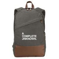 A Complete Unknown Cotton Canvas Backpack