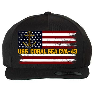 Aircraft Carrier Uss Hornet Cvs 12 Veterans Day FatherS Day Wool Snapback Cap