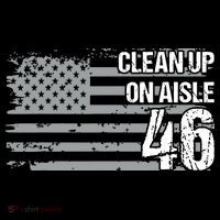 Antibiden Clean Up On Aisle 46 Impeach Biden T-Shirt