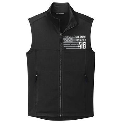 Antibiden Clean Up On Aisle 46 Impeach Biden Collective Smooth Fleece Vest