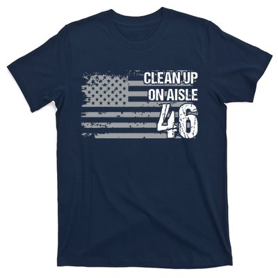 Antibiden Clean Up On Aisle 46 Impeach Biden T-Shirt