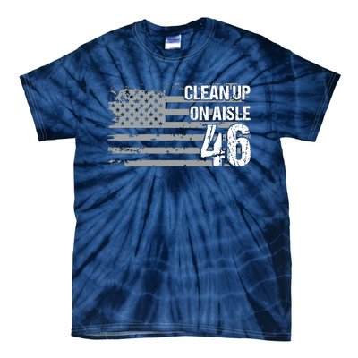 Antibiden Clean Up On Aisle 46 Impeach Biden Tie-Dye T-Shirt