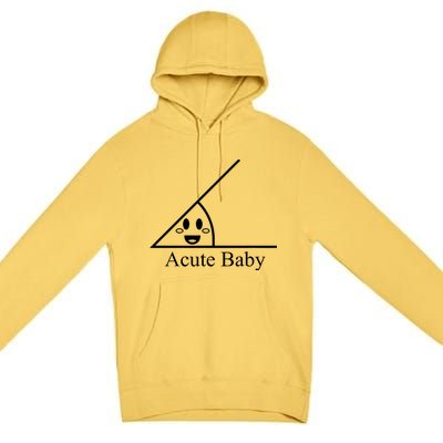 Acute Baby Funny Math Premium Pullover Hoodie