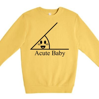 Acute Baby Funny Math Premium Crewneck Sweatshirt