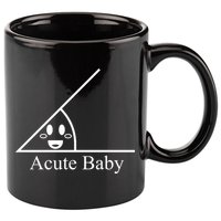 Acute Baby Funny Math 11oz C Handle Ceramic Mug