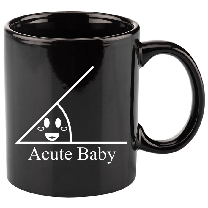 Acute Baby Funny Math 11oz C Handle Ceramic Mug