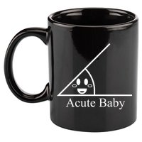 Acute Baby Funny Math 11oz C Handle Ceramic Mug