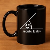 Acute Baby Funny Math 11oz C Handle Ceramic Mug